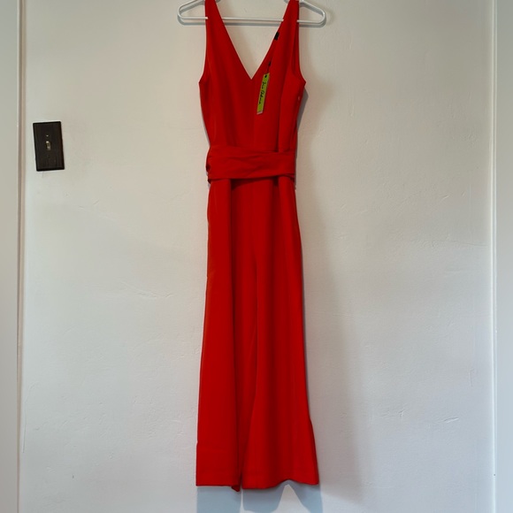 NWT SAM EDELMAN jumpsuit - beautiful coral!!! - Picture 5 of 11